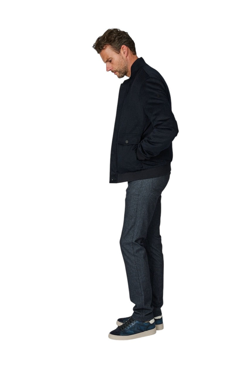 Duno Uomo sportieve mantel heren blauw NEIL PRATO 801