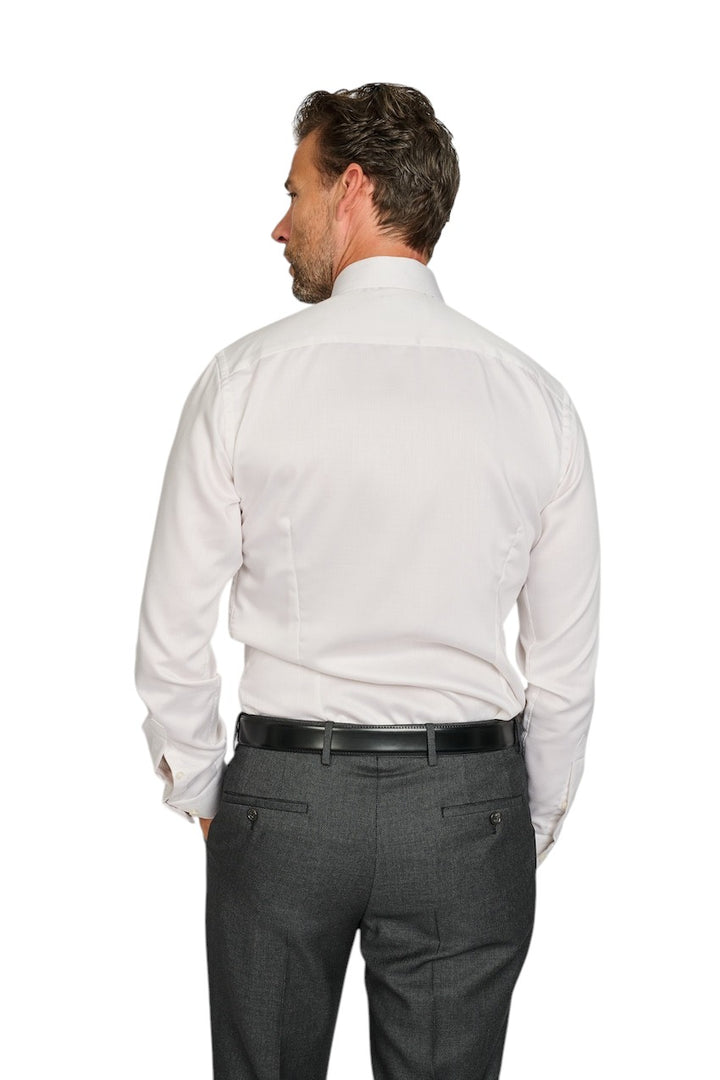Eton Hemd lange Ärmel für Männer beige schlank