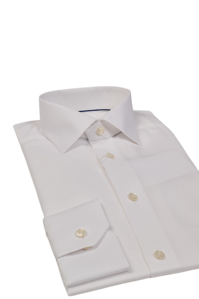 Eton hemd lange mouwen heren wit Slim 10001504200