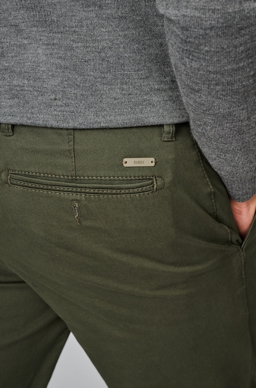 Eurex By Brax sportieve broek heren khaki JIM