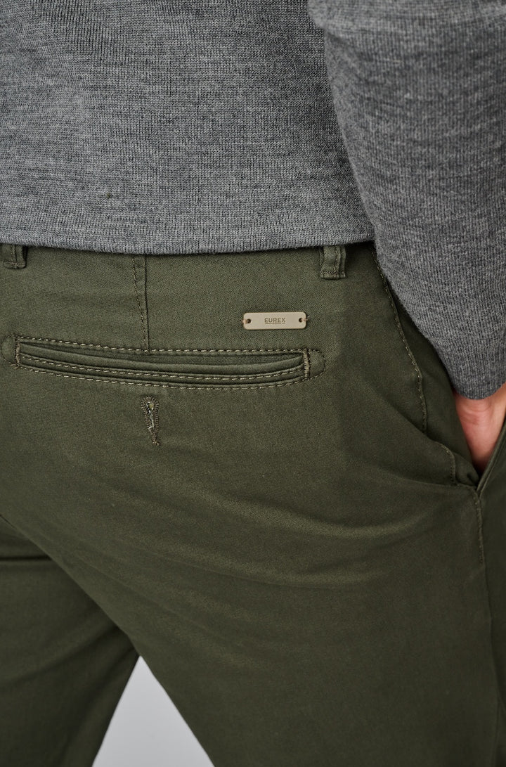 Eurex By Brax sportieve broek heren khaki JIM