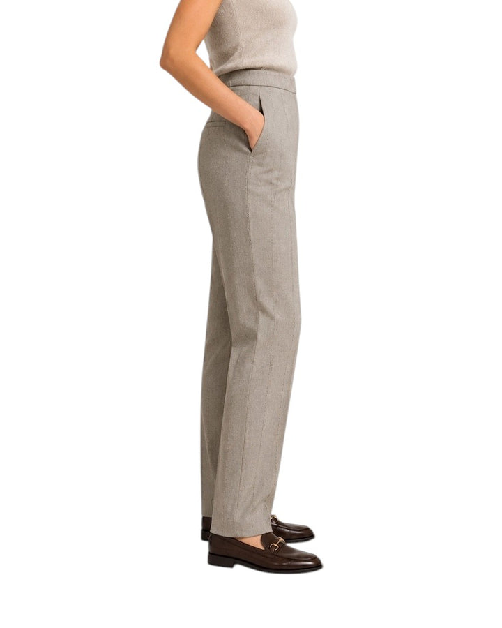 Fabiana Filippi broek dames taupe PAD226F326M4130165