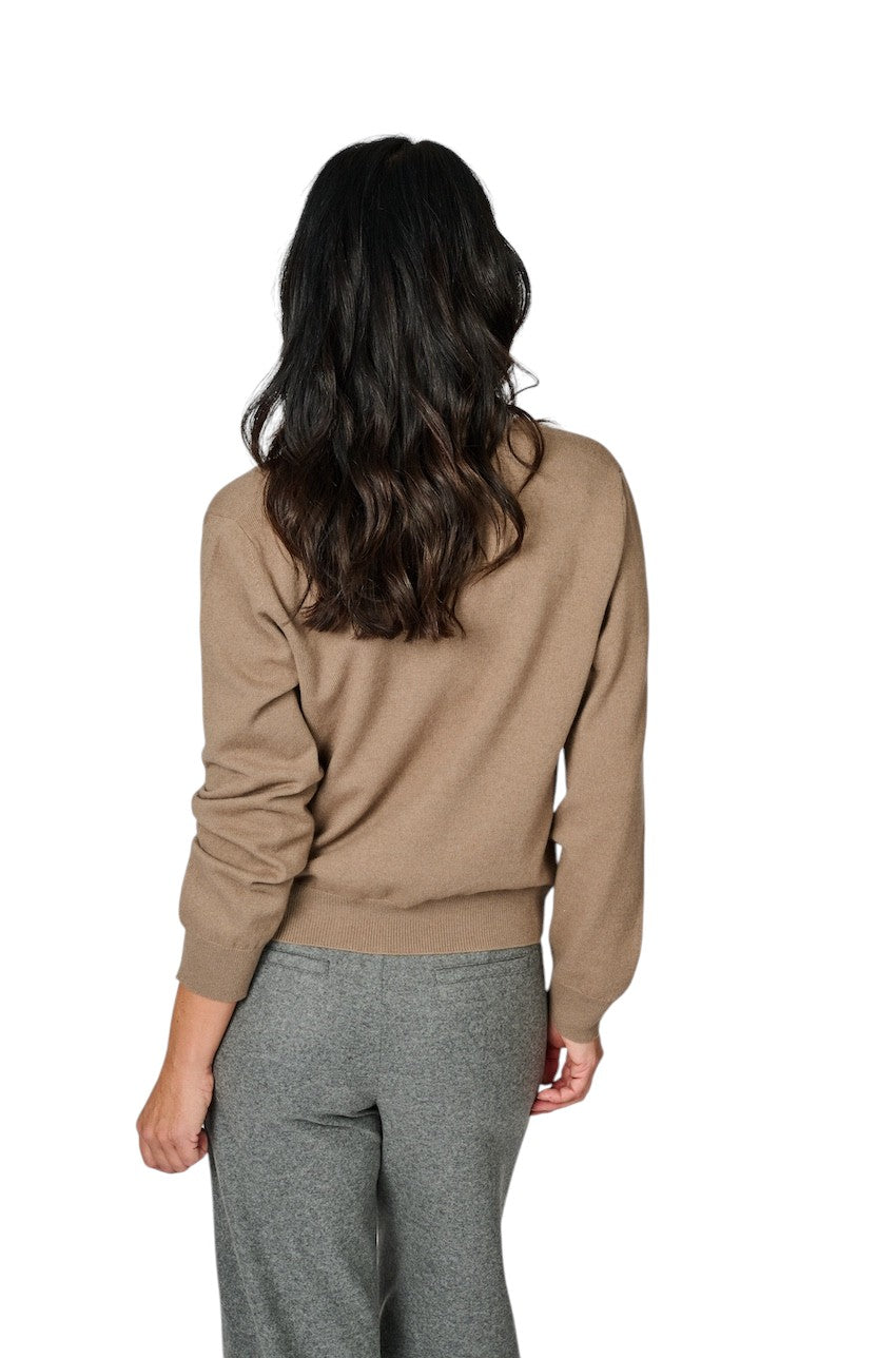 Fabiana Filippi pull trui dames camel MAD225F499L517 1271