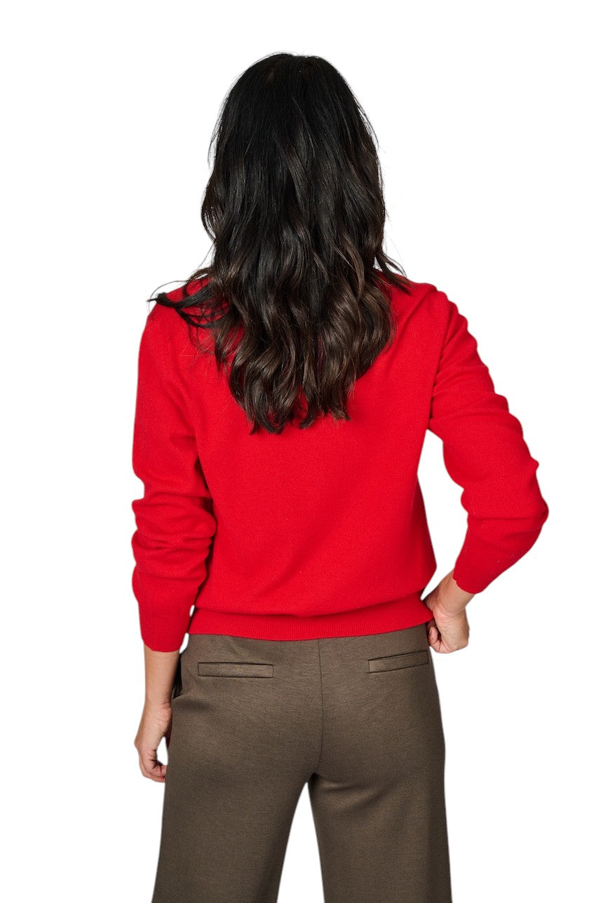 Fabiana Filippi pull trui dames rood MAD225F499L517 3045