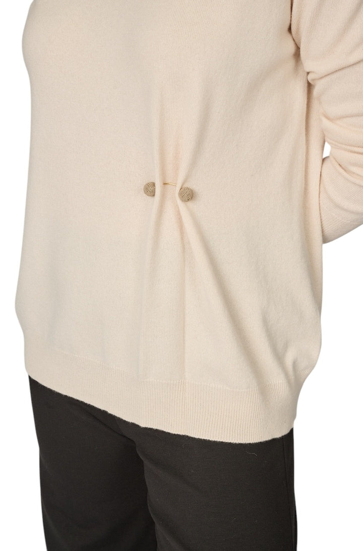 Fabiana Filippi pull trui rolkraag dames poeder MAD215F058L517 2199