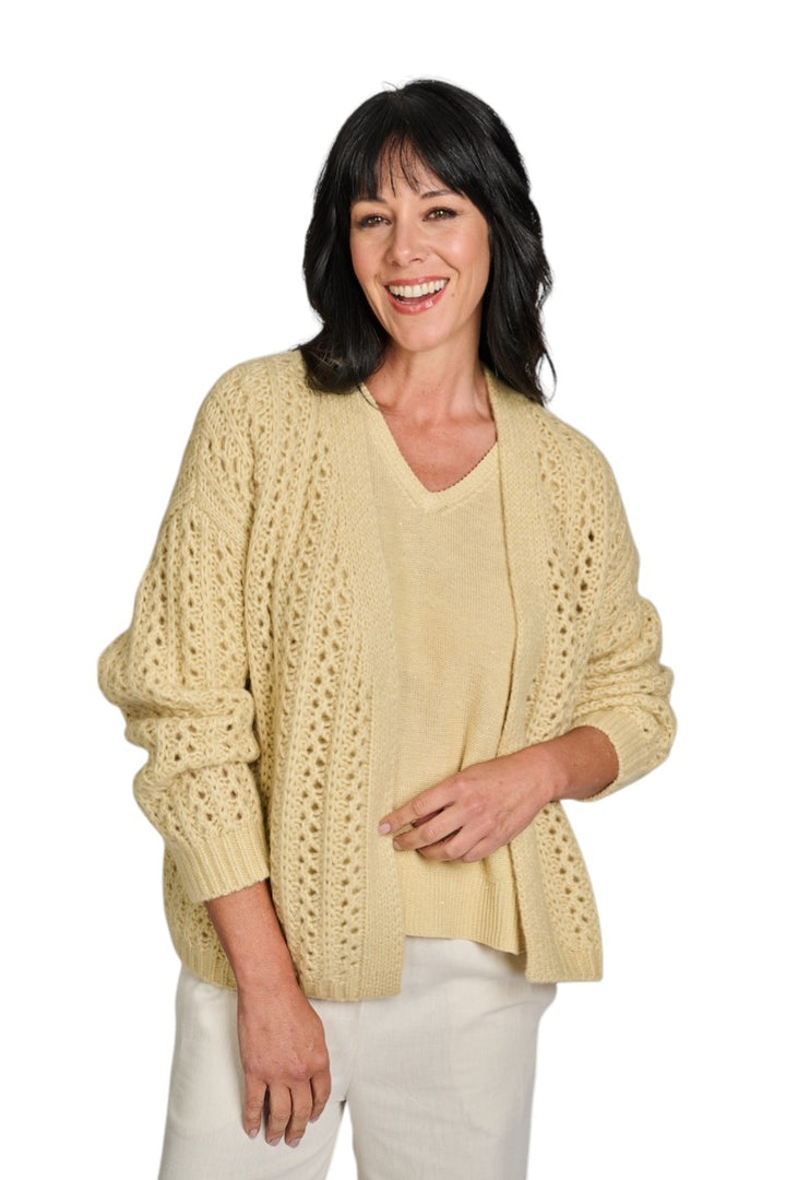 Hemisphere gilet dames geel 261C554-17 6133