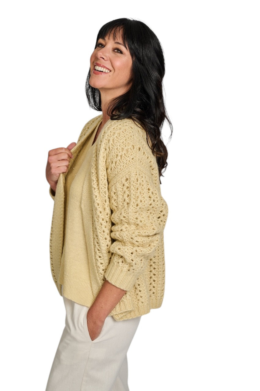 Hemisphere gilet dames geel 261C554-17 6133