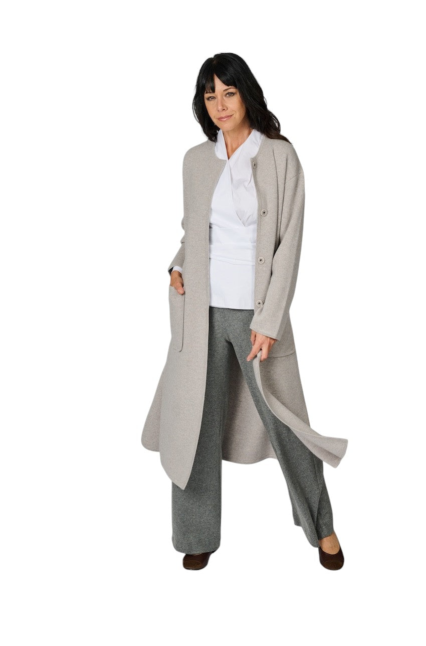 Hemisphere mantel jas dames grijs 2525714-4 9046