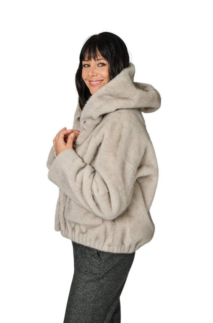 Hemisphere mantel jas dames grijs 252CLOUSON-34 Y901