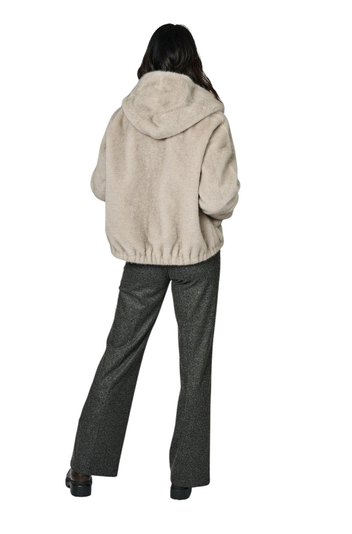 Hemisphere mantel jas dames grijs 252CLOUSON-34 Y901