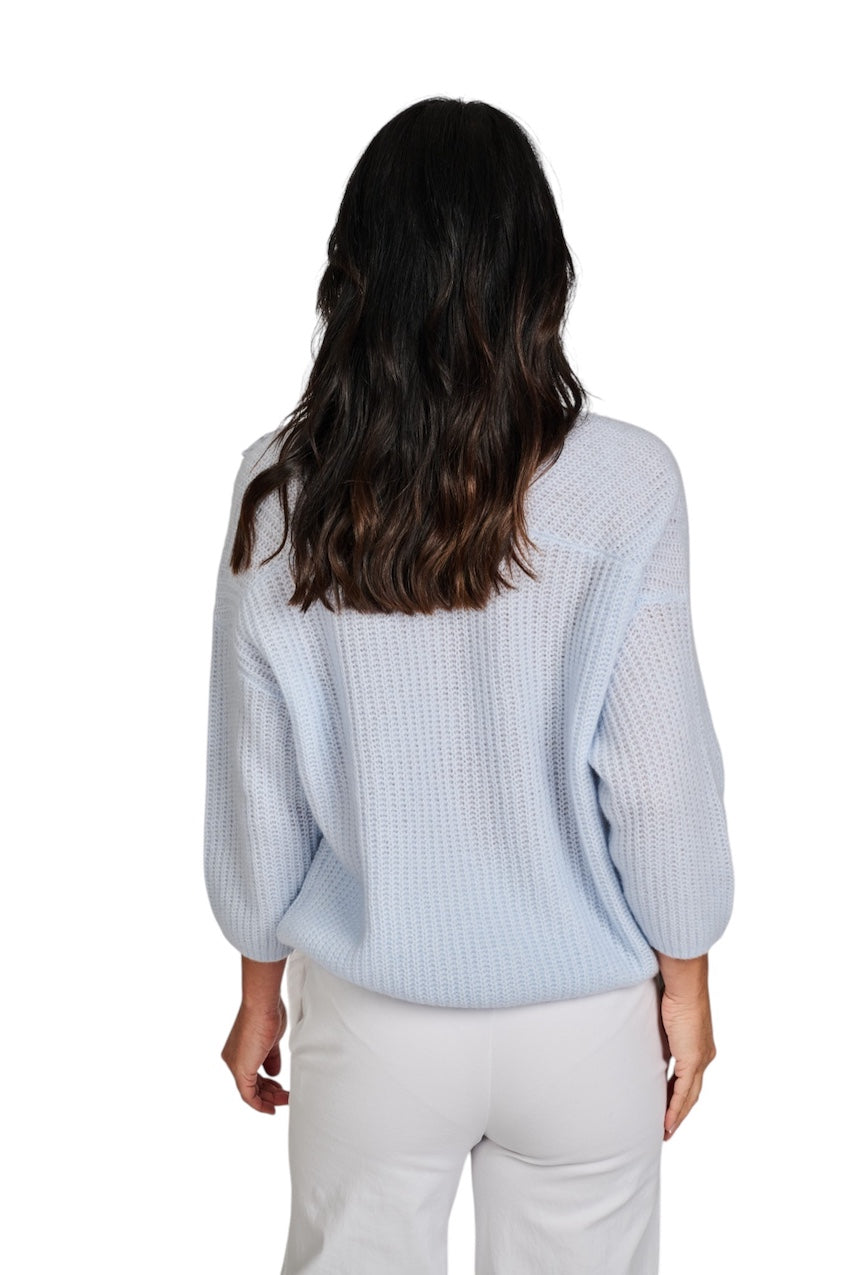 Hemisphere pull trui v-hals dames ciel 261C534FP-17 5227