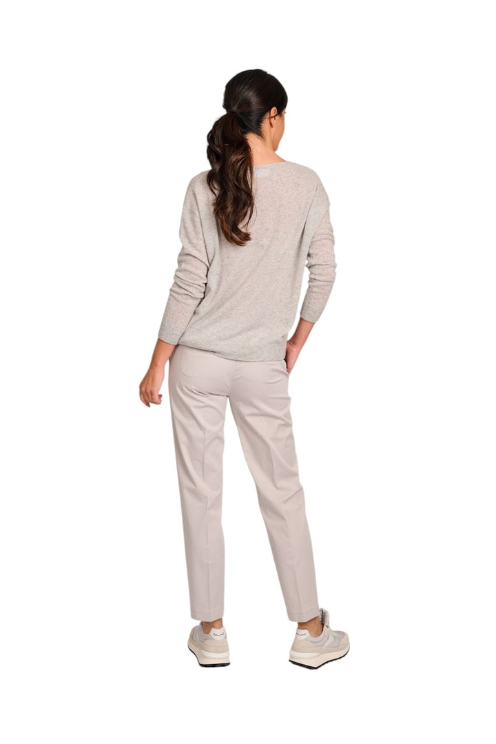 Hemisphere pull trui v-hals dames grijs Frap 2511341SL-4 900