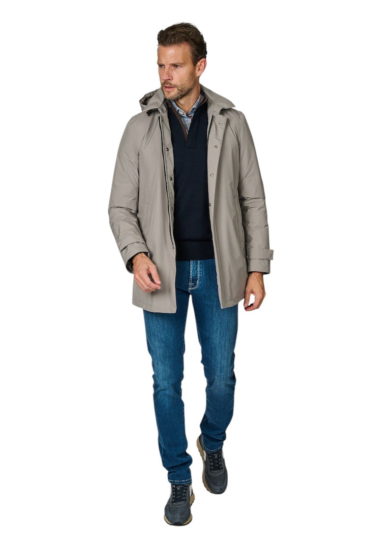 Herno Mænd parka mænd grå