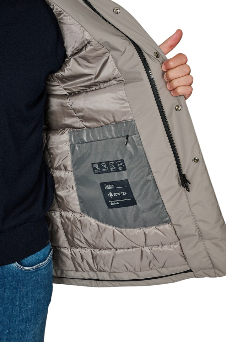 Herno Mænd parka mænd grå