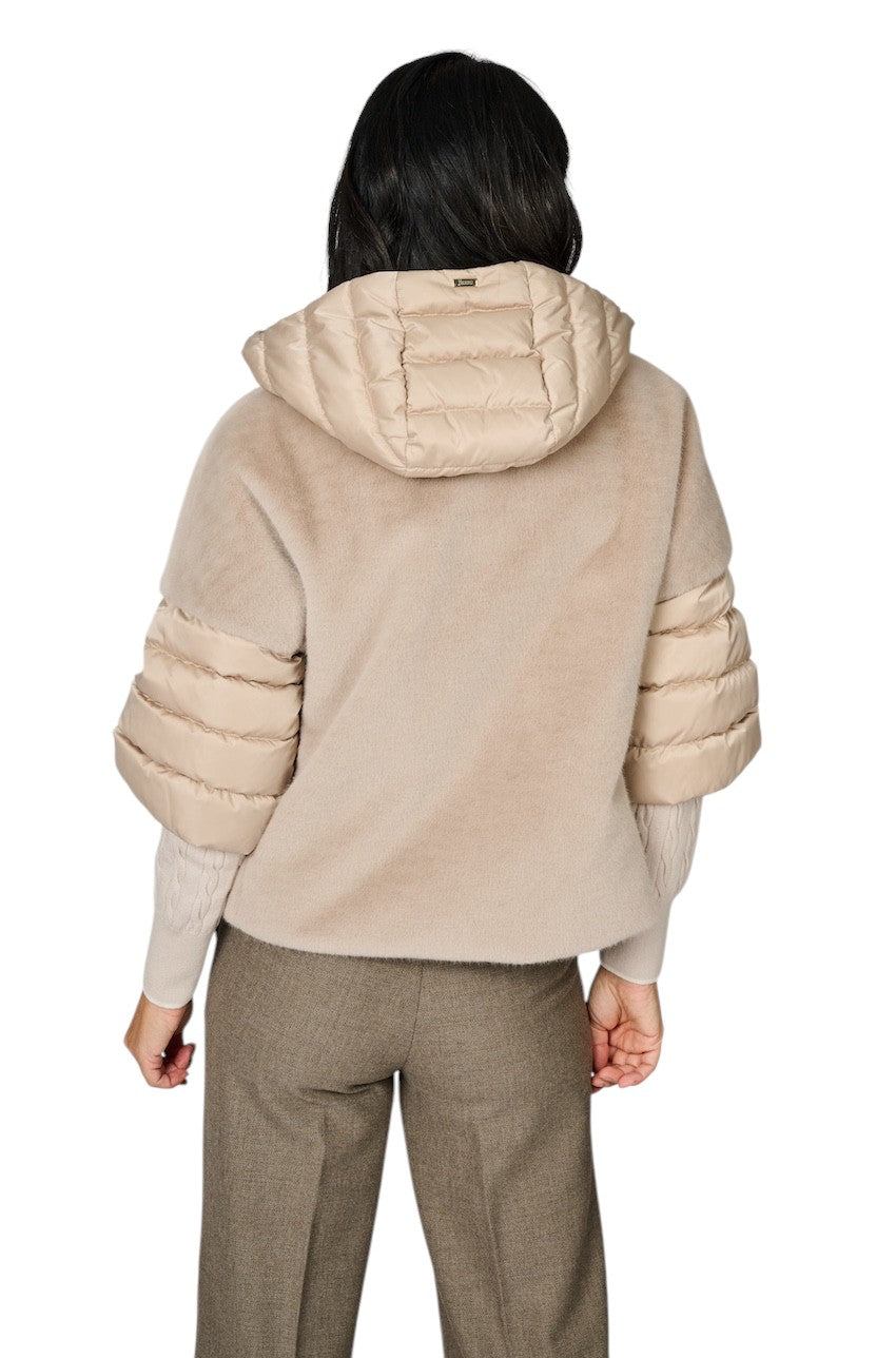 Herno Women mantel jas dames taupe PI002132D 12170Z 1985