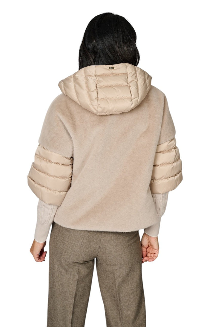 Herno Women mantel jas dames taupe PI002132D 12170Z 1985