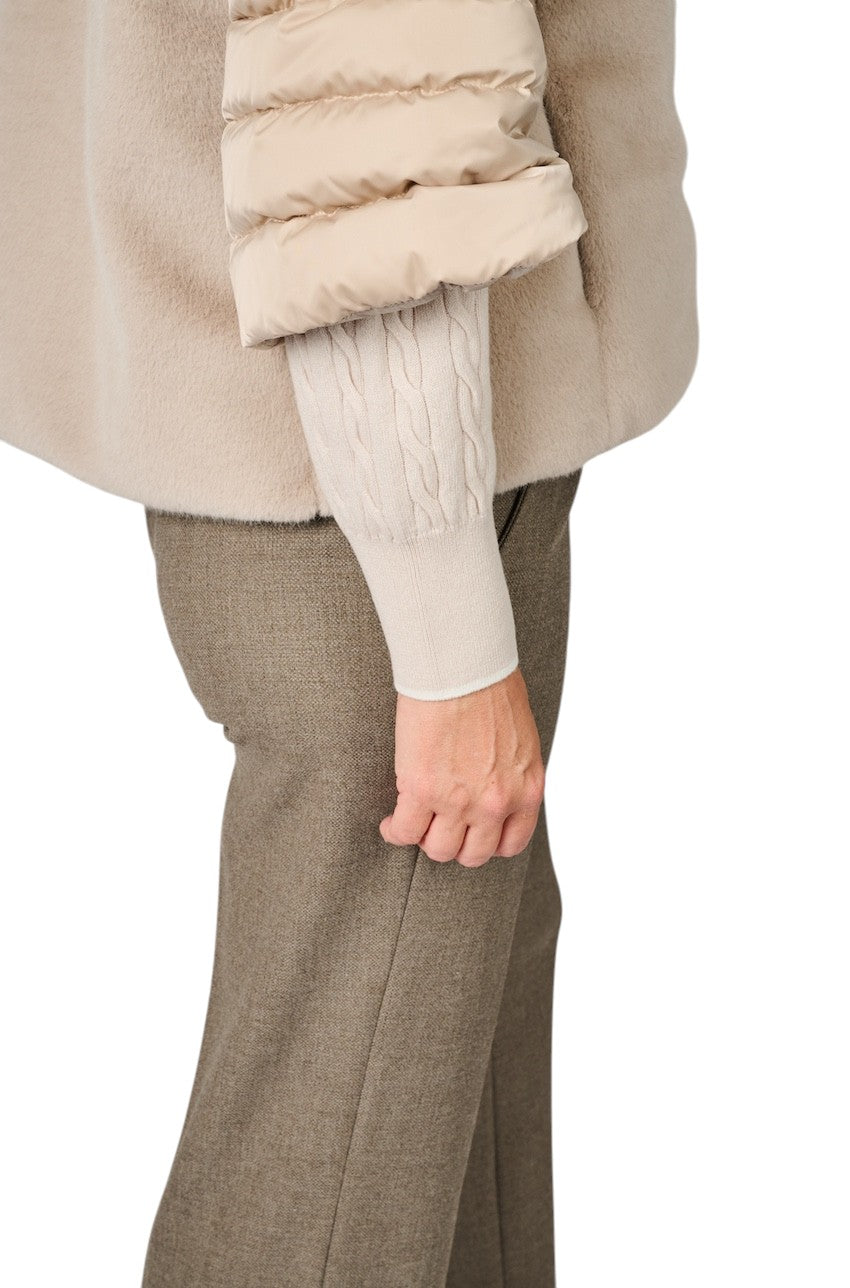 Herno Women mantel jas dames taupe PI002132D 12170Z 1985