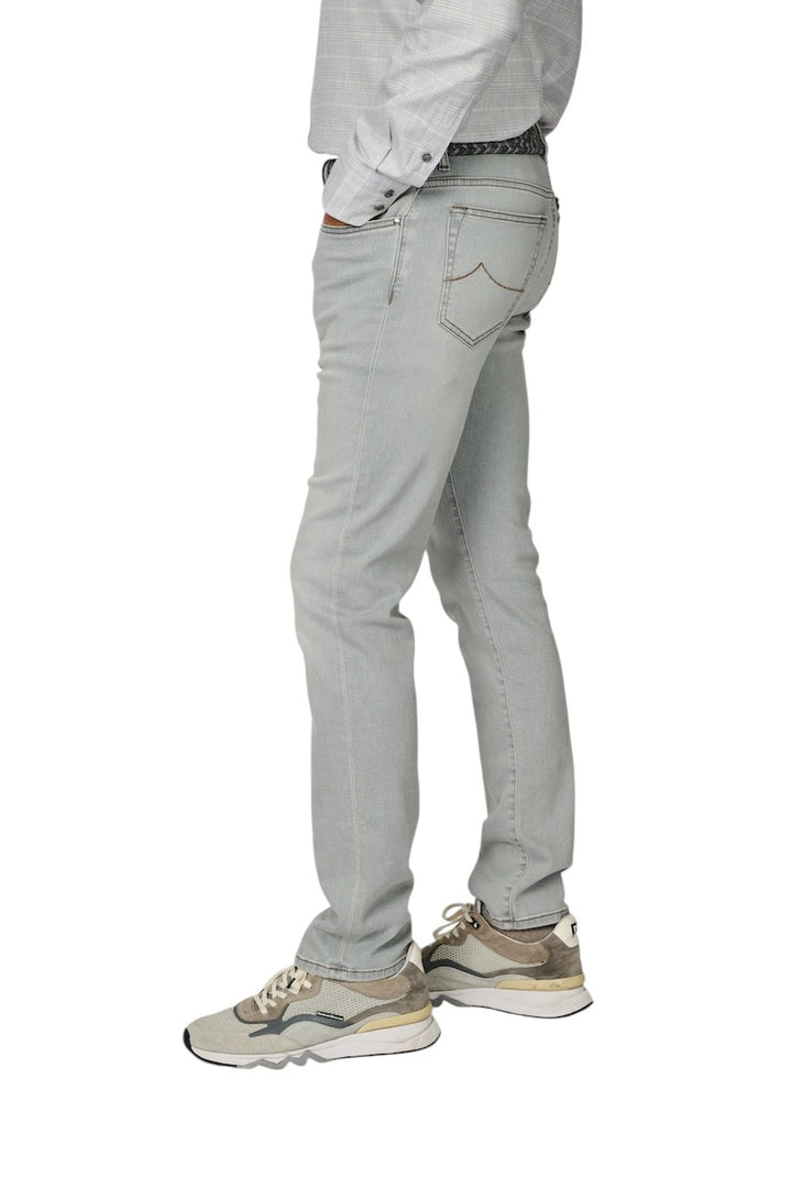 Jacob Cohen Men jeans heren licht grijs SLIM FIT WITH ZIPPER BARD JUM_QE009 053 S3618 V2 900D