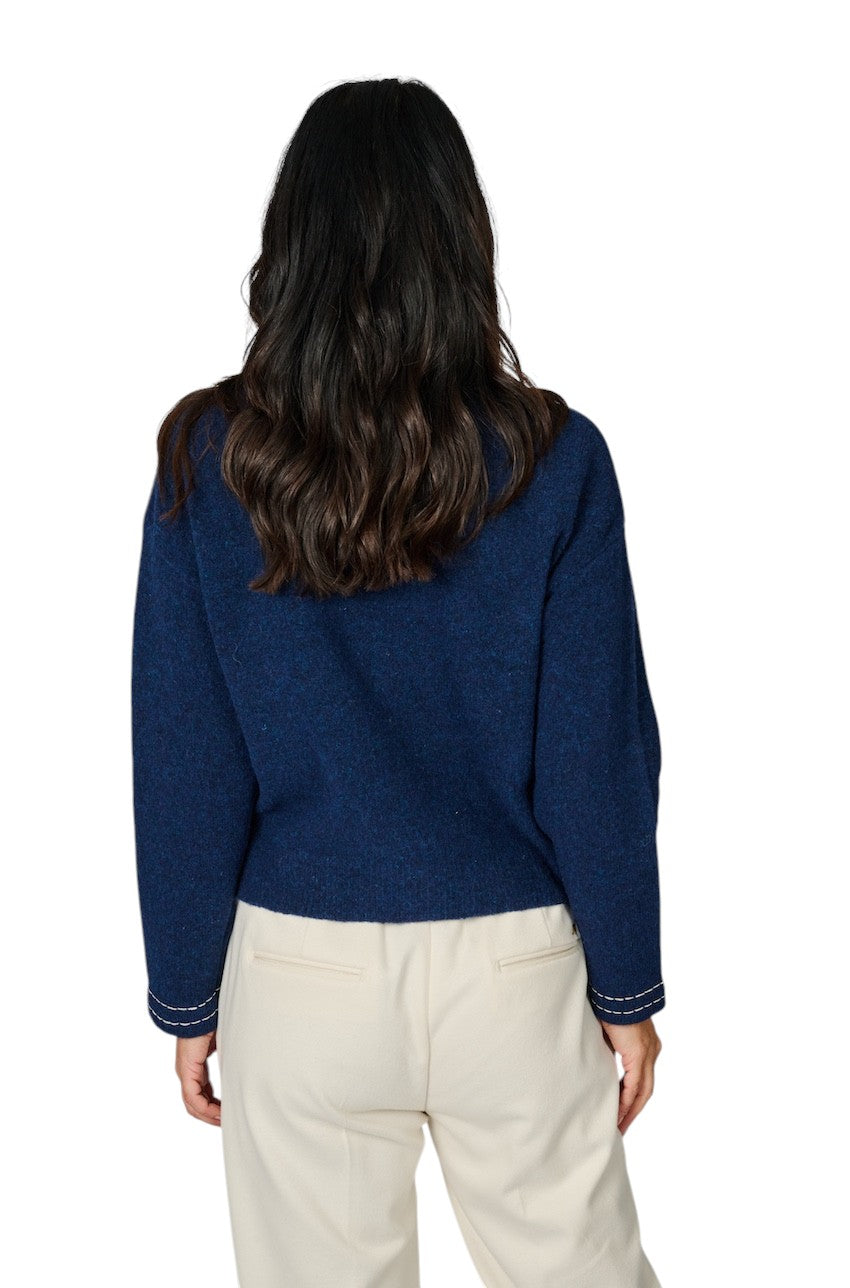 Jeff gilet dames marine GABRIELLE