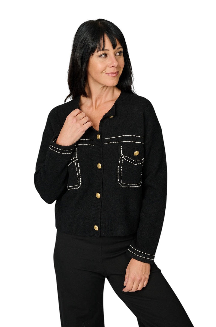 Jeff gilet donna nero GABRIELLE