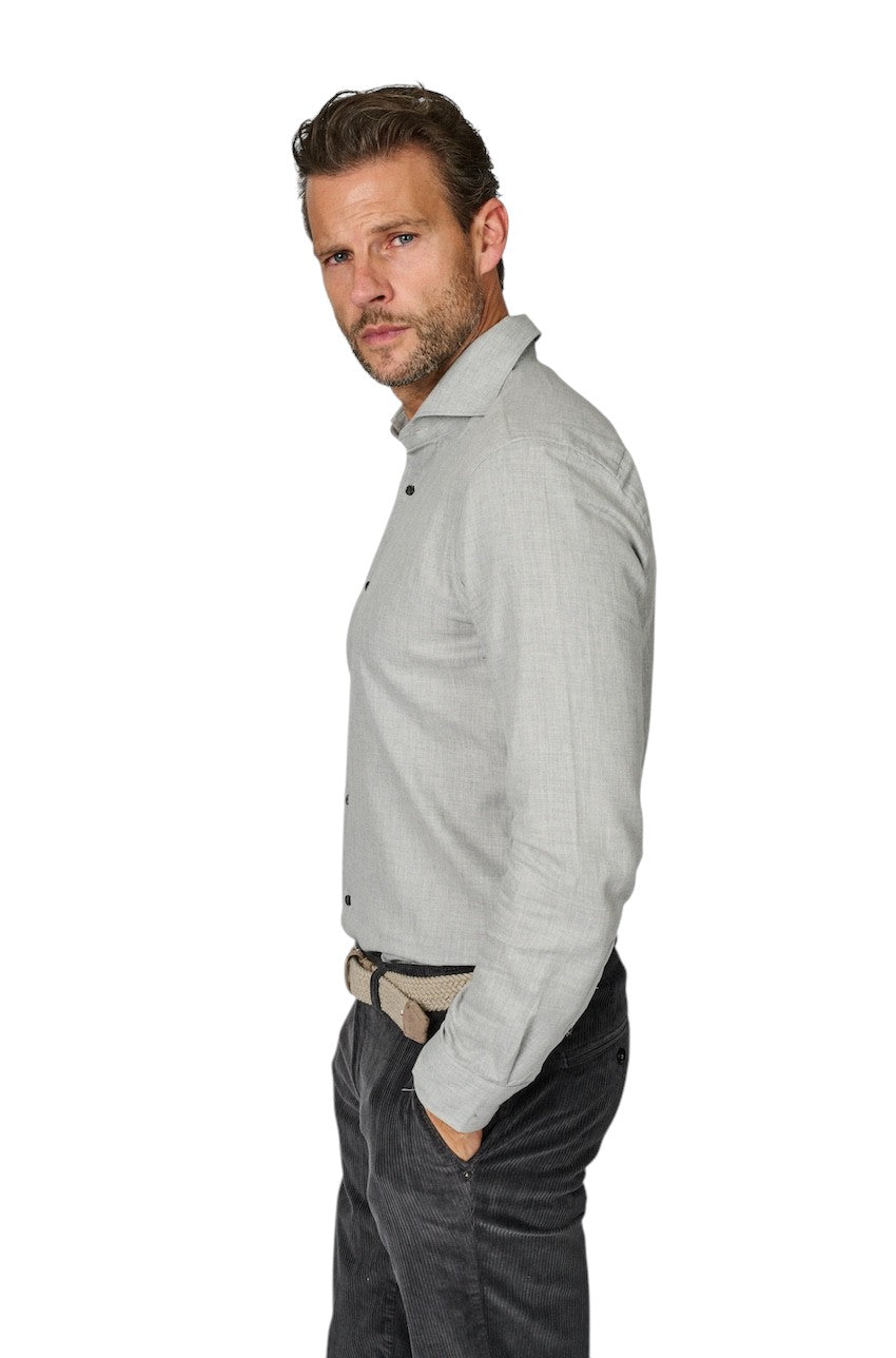 Joop hemd lange mouwen heren zilver PAI 10020518 045
