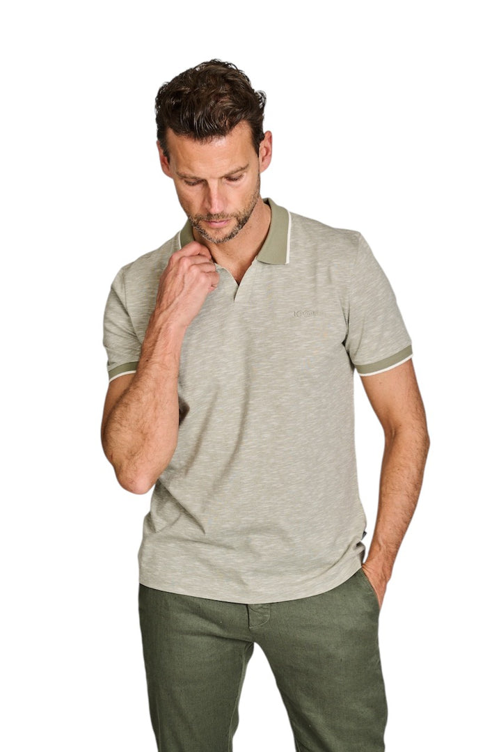 Joop polo shirt korte mouwen heren licht groen Iwanito 10019270 00320 IWANITO