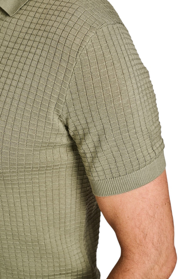 Joop polo shirt korte mouwen heren licht groen Vanceo 10100298 00320