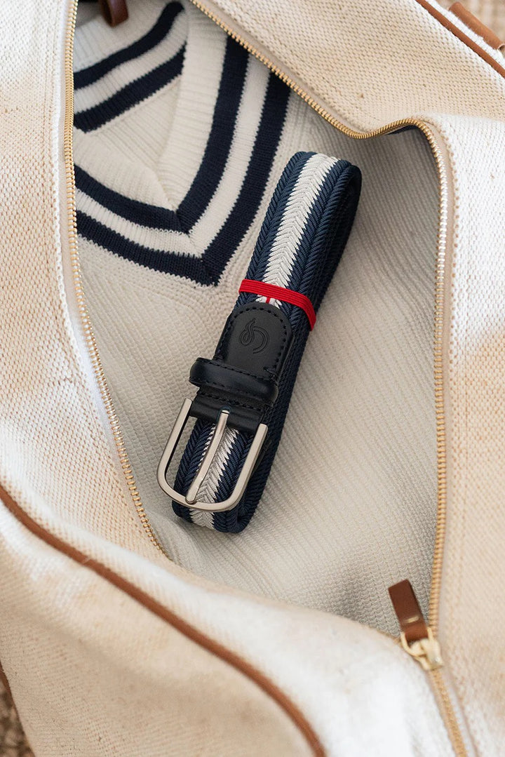 La Boucle riem heren blauw Bristol chevron club