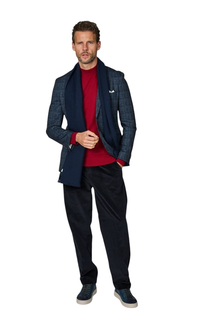 Ma.Al.Bi sjaal heren donker blauw
