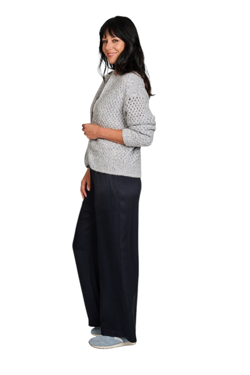 Margittes} pantalon de jogging femme marine