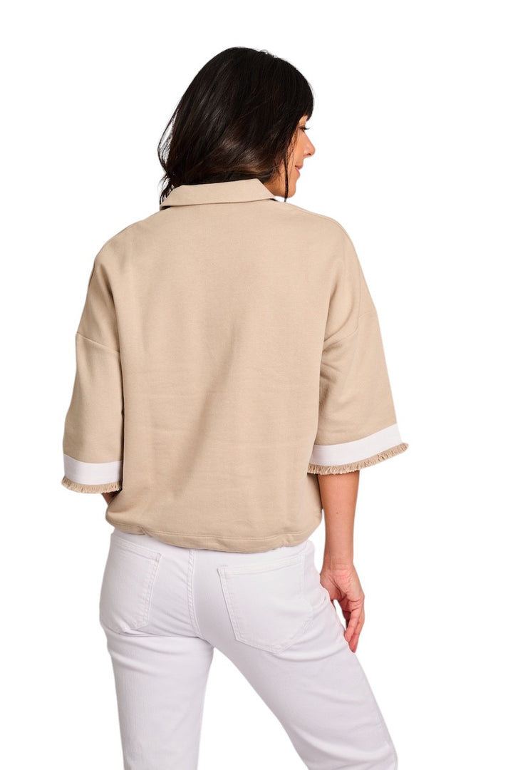 Margittes polo shirt dames beige 274192424 10009