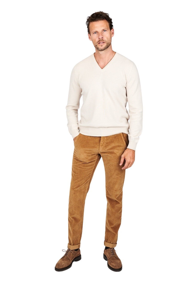 Mason'S Men sportieve broek heren camel