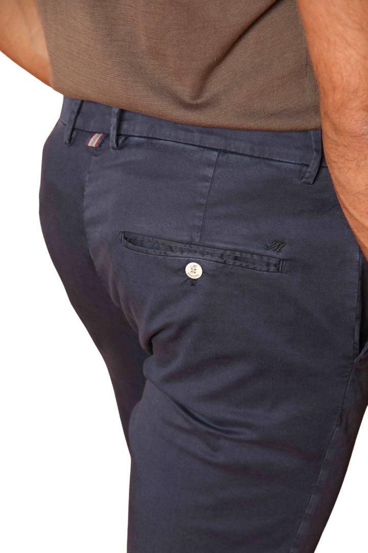 Mason'S Men sportieve broek heren donker blauw Torino 9PN2R4973MBE100006
