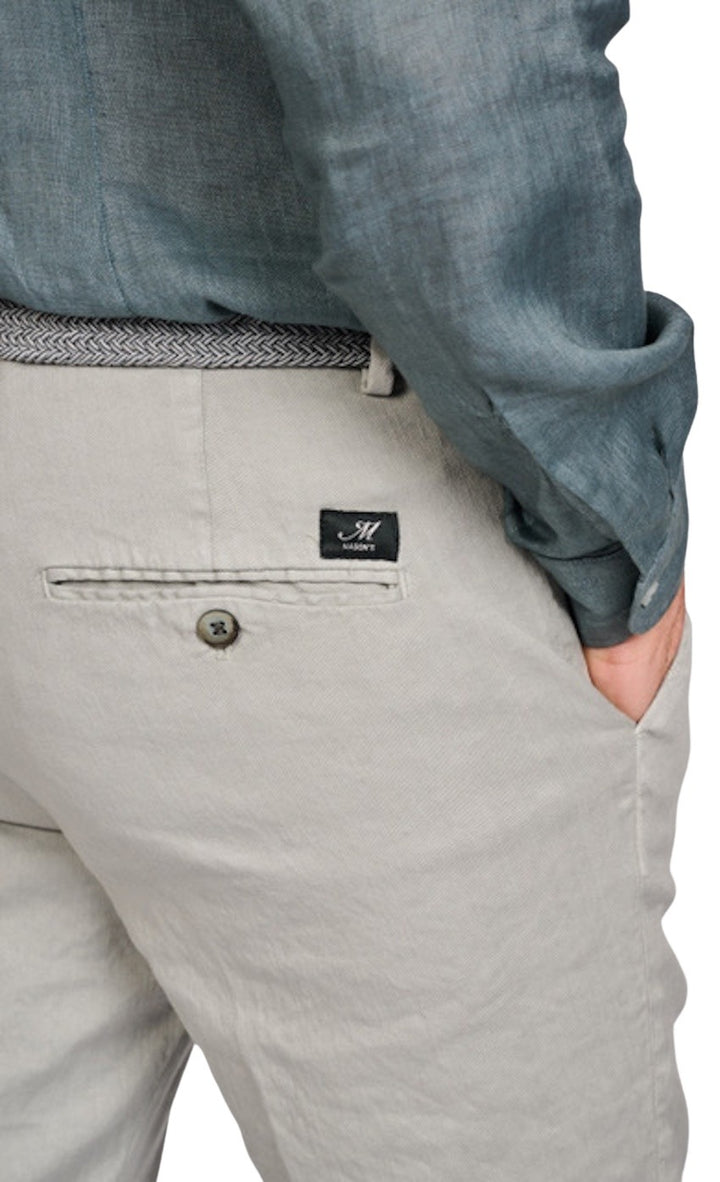 Mason'S Men sportieve broek heren grijs Torino 9PN2R4970MBE111974