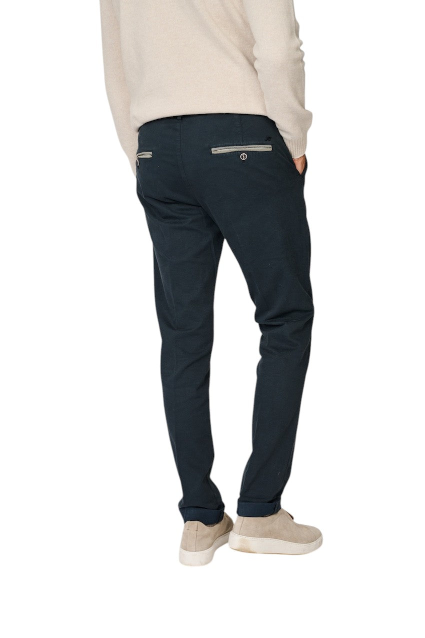 Mason'S Hombres Pantalones deportivos para hombre azul marino Torino Elegance