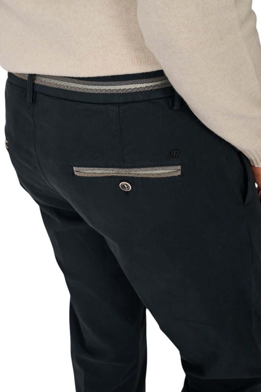 Mason'S Hombres Pantalones deportivos para hombre azul marino Torino Elegance