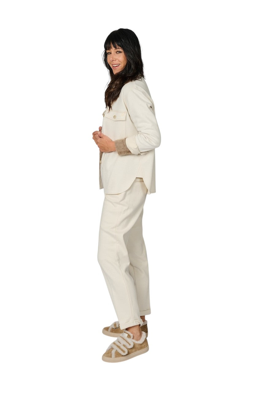 Mason'S Women broek dames ecru New York cozy 4PNT3L520 JERT217 161
