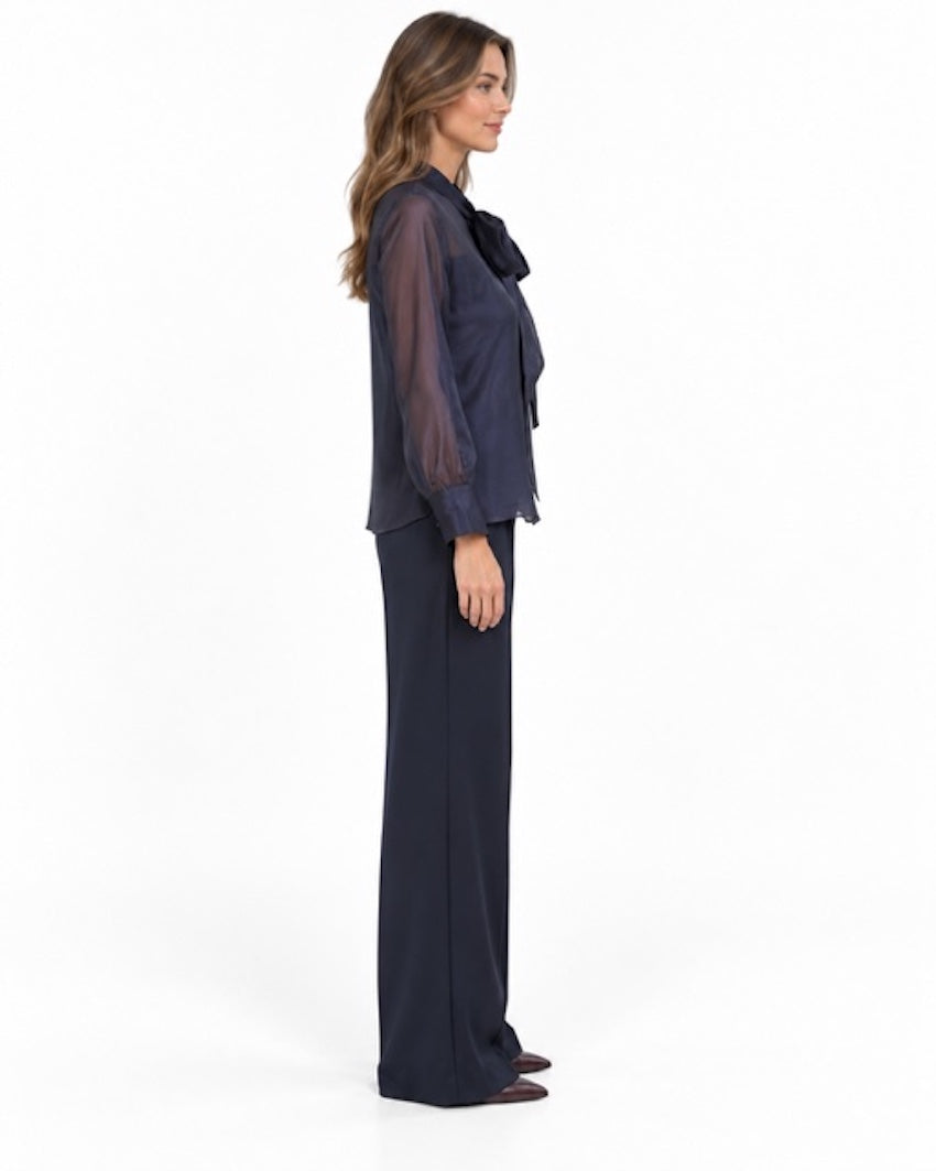 Natan Collection broek dames marine FANCY-N6NJ03 140