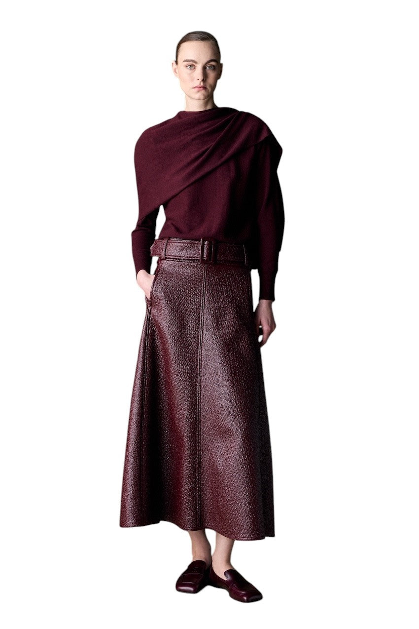 Natan Collection pull trui dames bordeaux OSIRIS-WOOLCASH-123