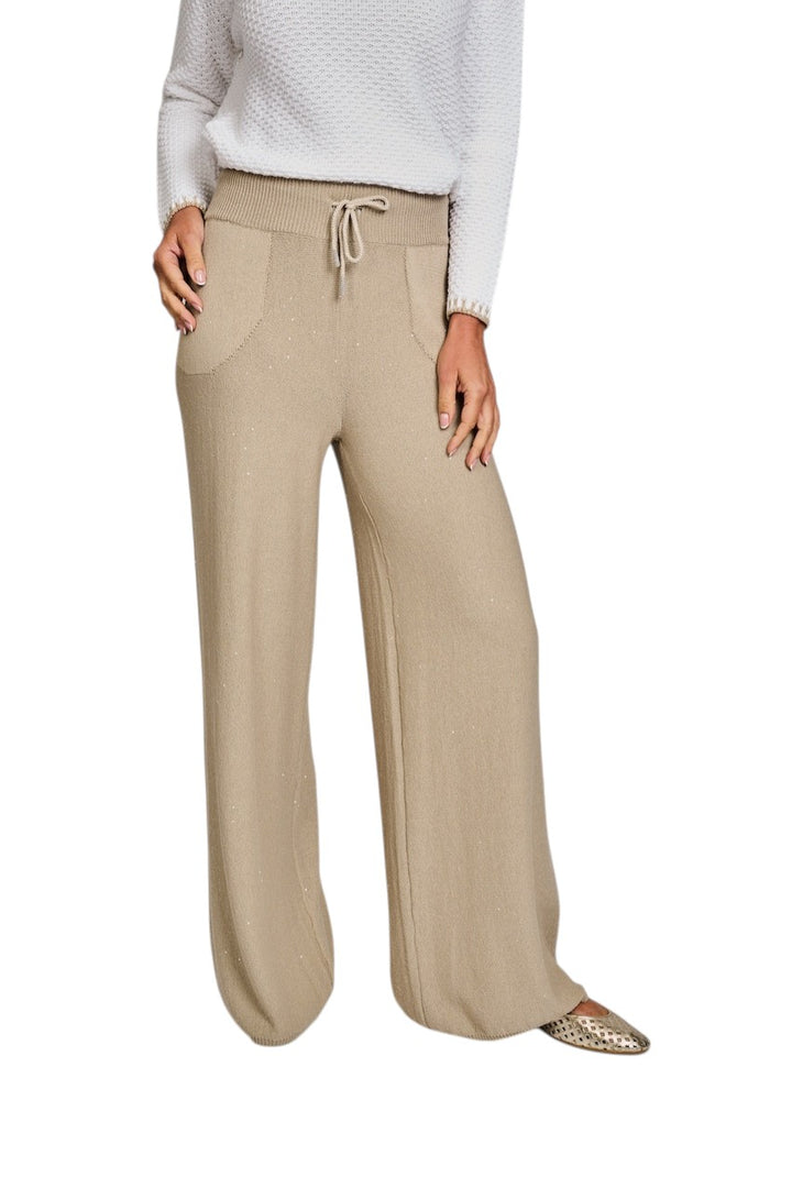 Panicale Cashmere broek dames donker beige D380508PA 38D16 0270