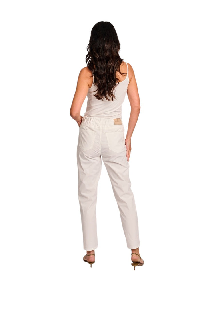 Panicale Cashmere broek dames ecru D360001PA-36D14A 0200