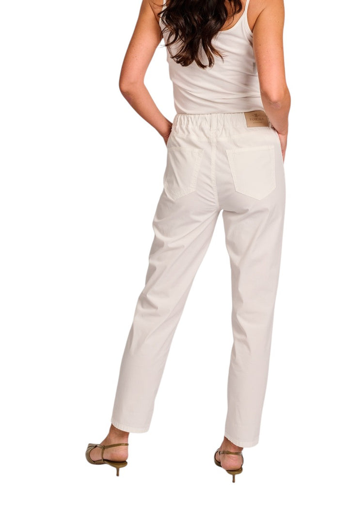 Panicale Cashmere broek dames ecru D360001PA-36D14A 0200