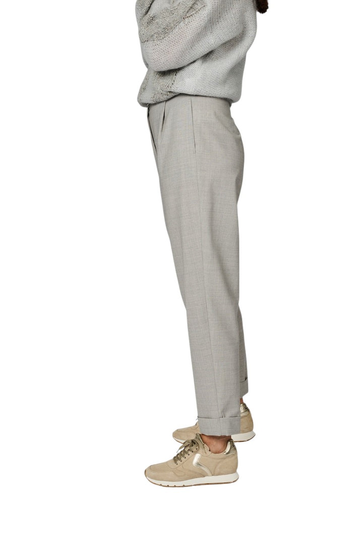 Panicale Cashmere broek dames grijs D370013PA 37D05B 0910