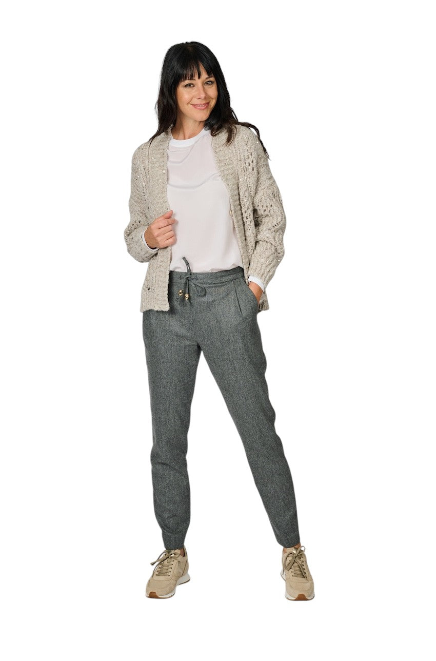 Panicale Cashmere gilet dames greige D370744C 37D20A 0221