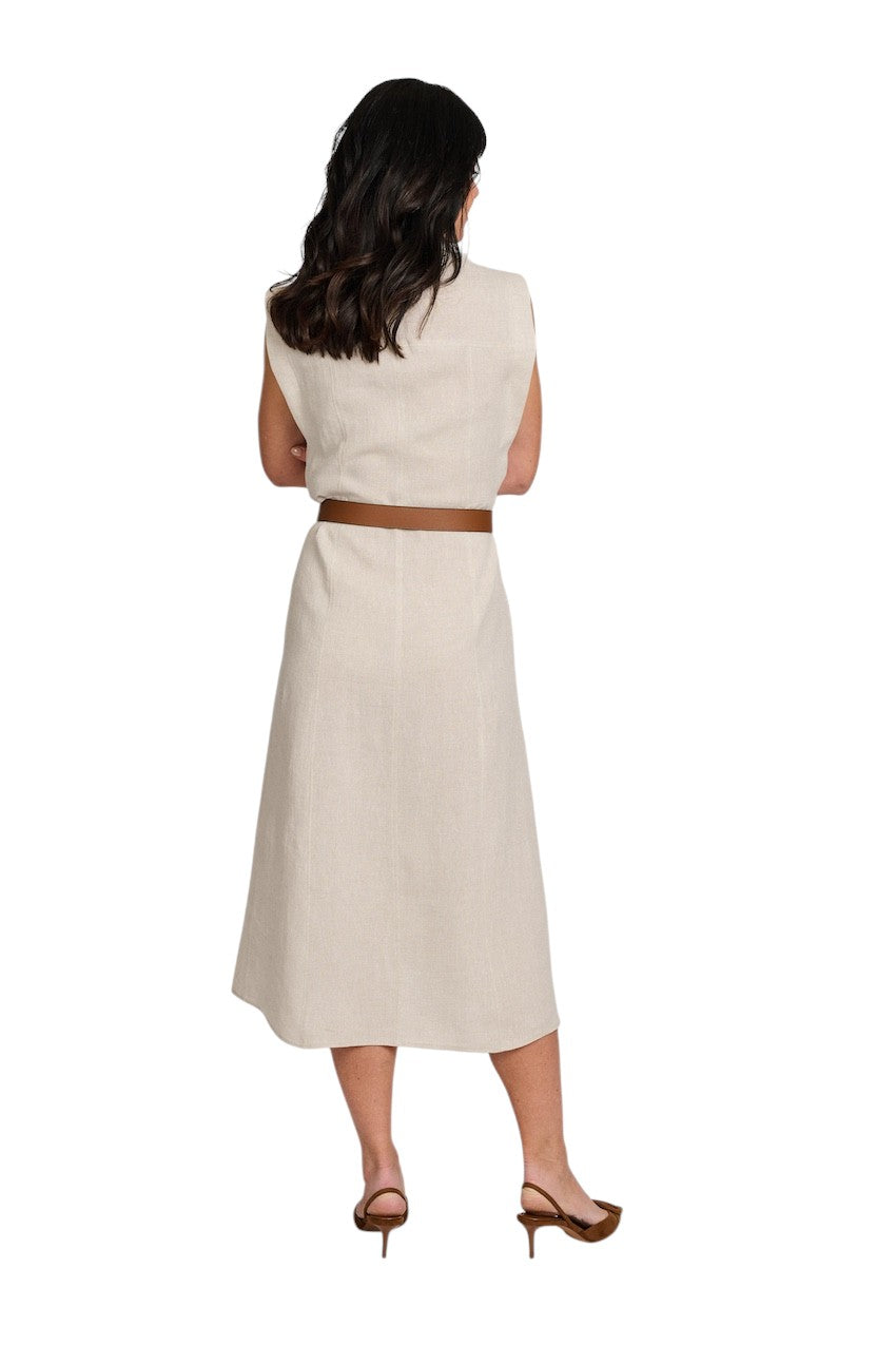 Panicale Cashmere kleedje dames greige D381250AB 38D03B 0220