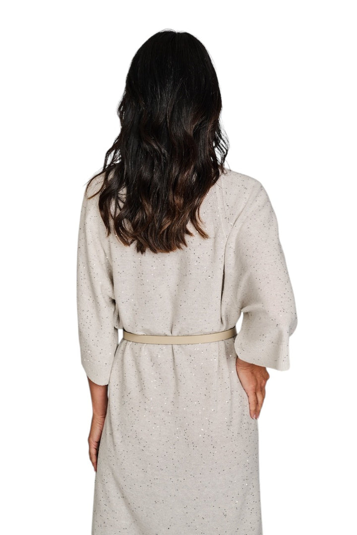 Panicale Cashmere kleedje dames licht grijs D380700AB 38D21A0911