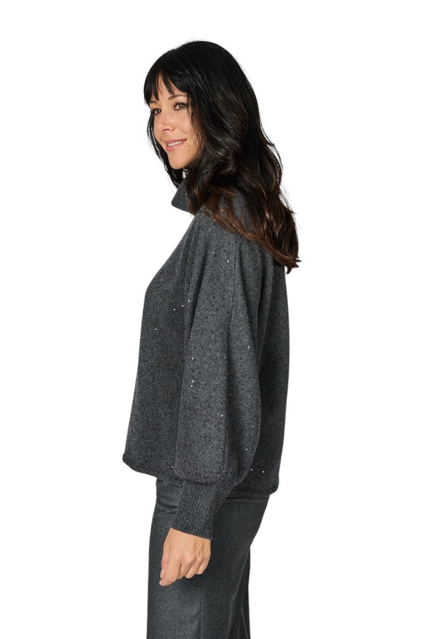 Panicale Cashmere pull trui dames anthraciet D370359CL 37D21 0970