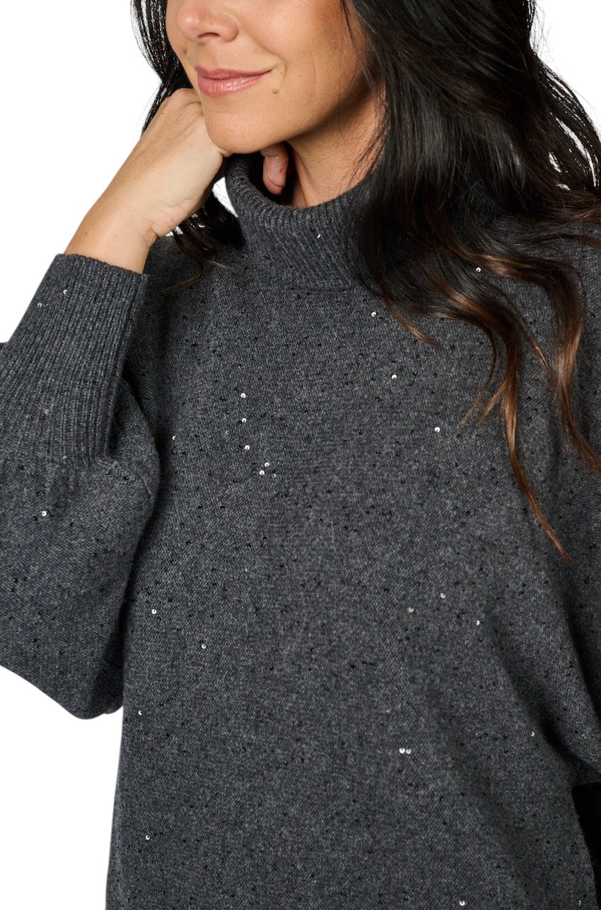 Panicale Cashmere pull trui dames anthraciet D370359CL 37D21 0970