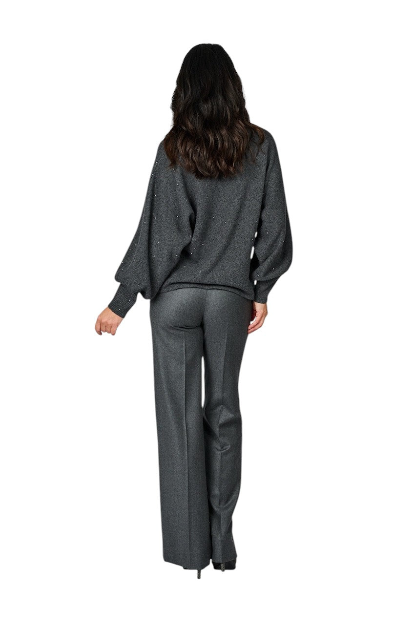 Panicale Cashmere pull trui dames anthraciet D370359CL 37D21 0970