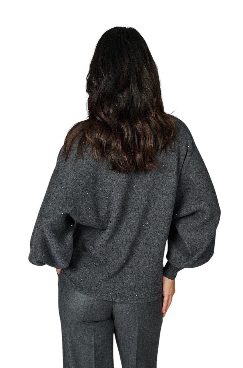 Panicale Cashmere pull trui dames anthraciet D370359CL 37D21 0970